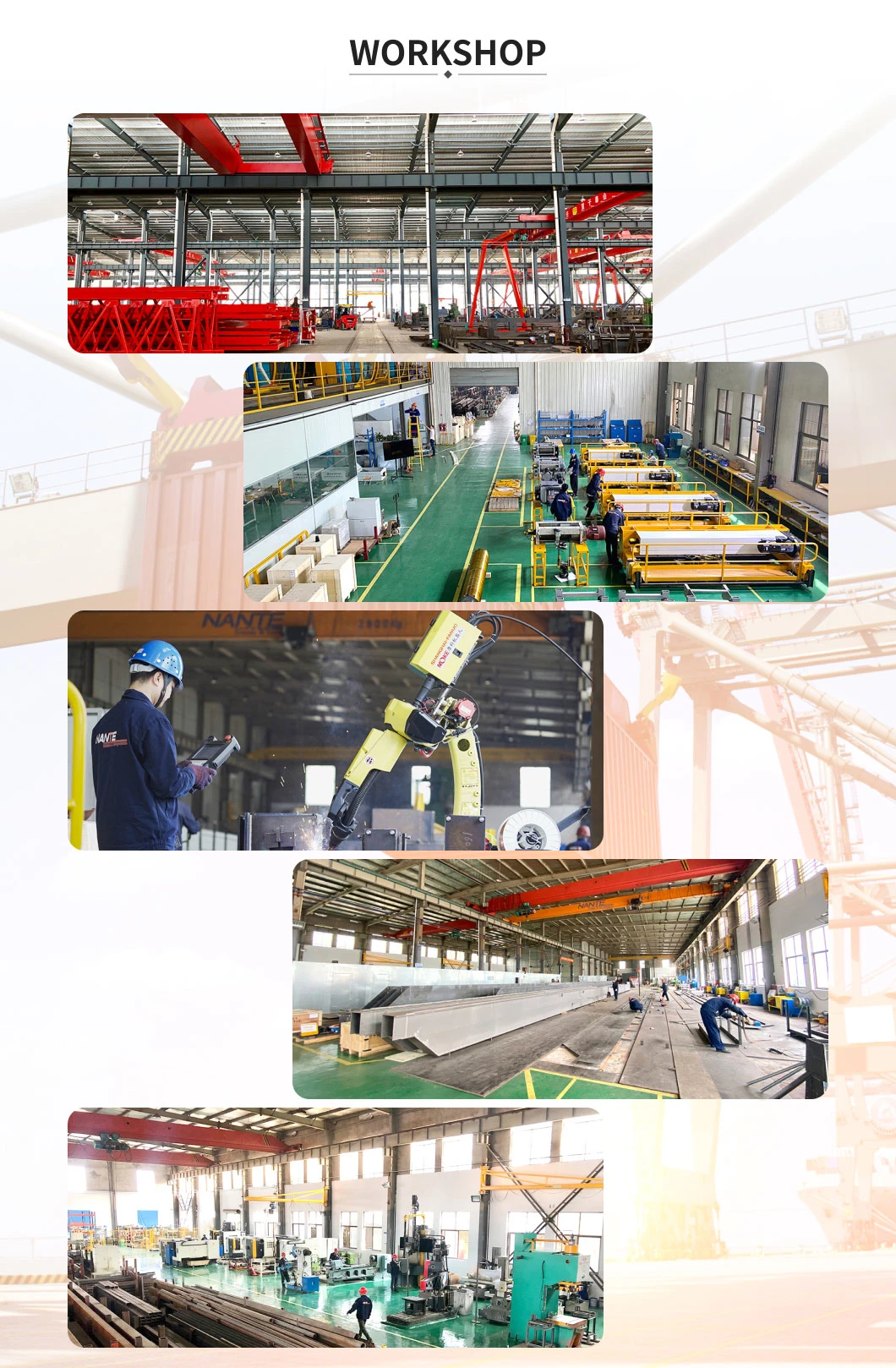 Fem Standard Electric Overhead Travelling Crane Bridge Crane